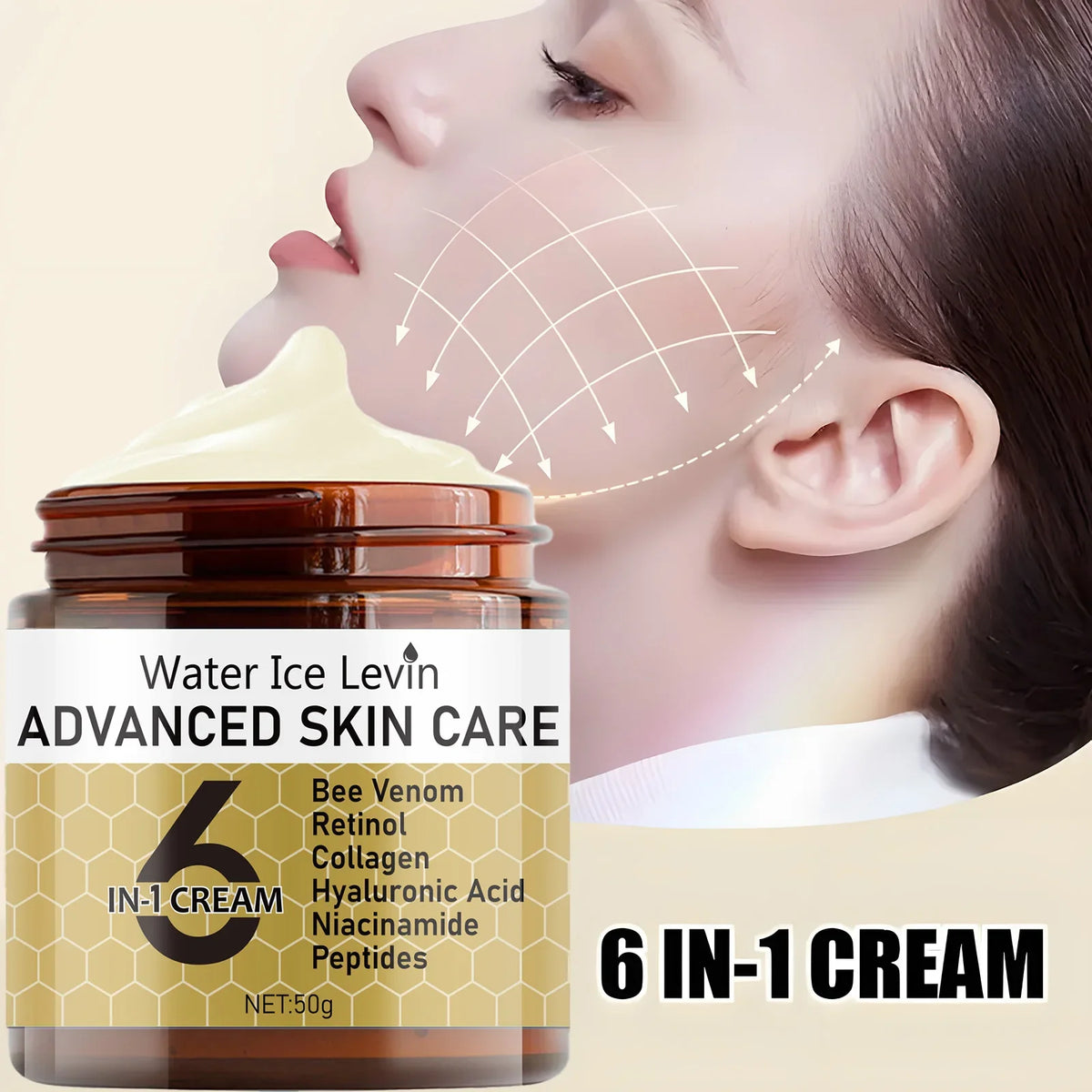 6 in 1 Anti Wrinkle Face Cream Moisturizer