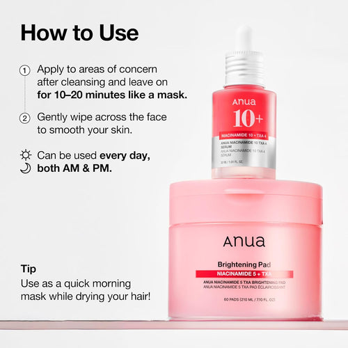 Anua Niacinamide 5 TXA Gezichtspads